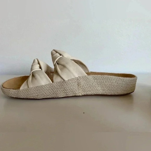 Anthropologie Soludos Knotted Leather Slide - Picture 5 of 7